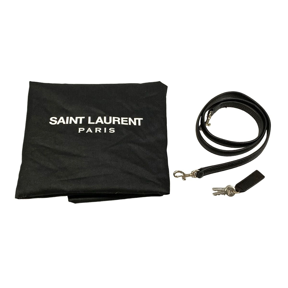 Saint Laurent Paris Tote Sac De Jours Black Leather — view 8