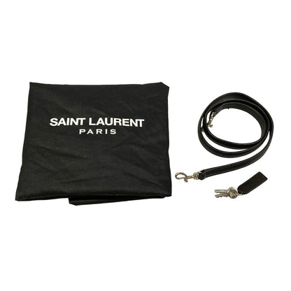 Saint Laurent Paris Tote Sac De Jours Black Leather — view 8