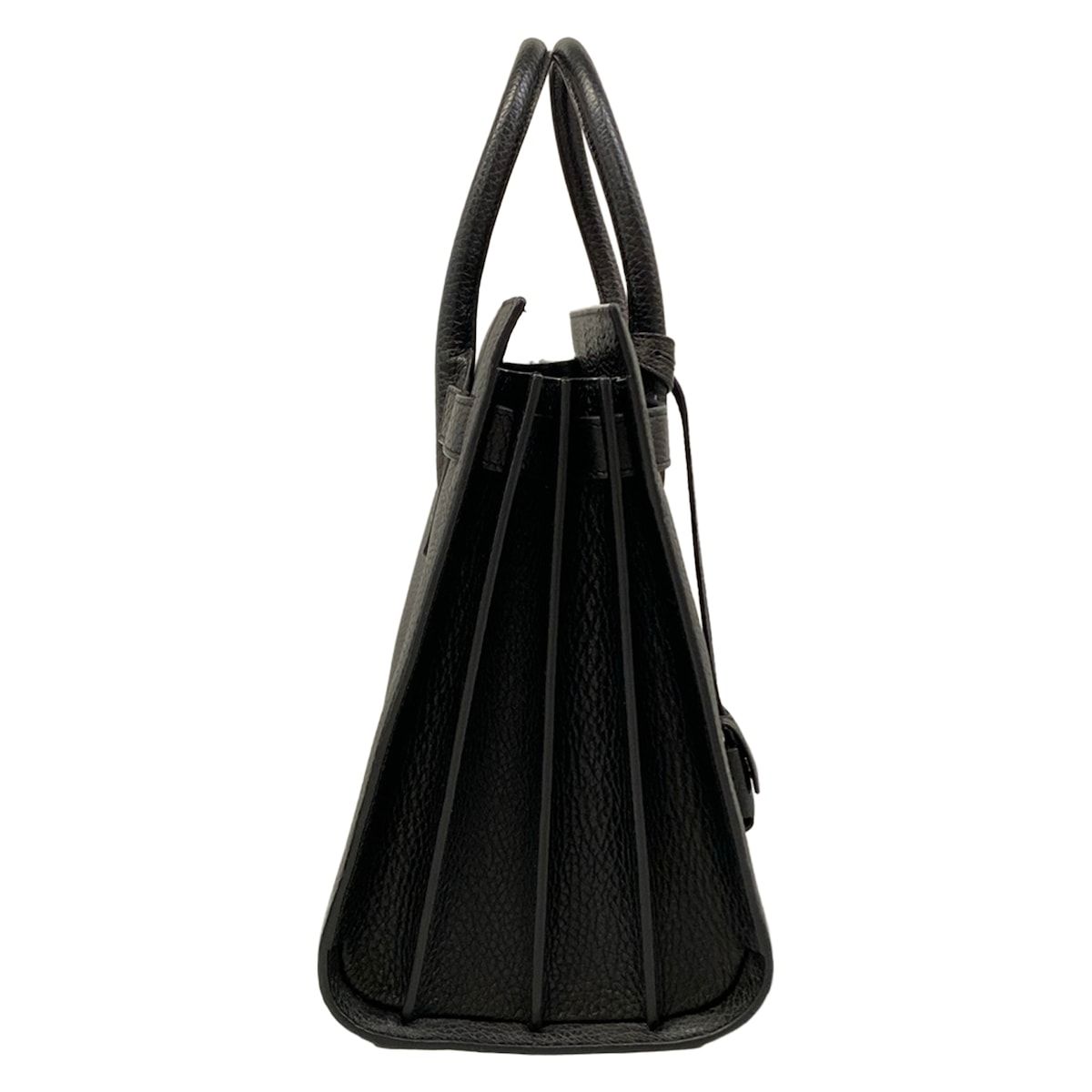 Saint Laurent Paris Tote Sac De Jours Black Leather — view 2