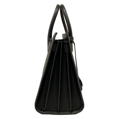 Saint Laurent Paris Tote Sac De Jours Black Leather — view 2