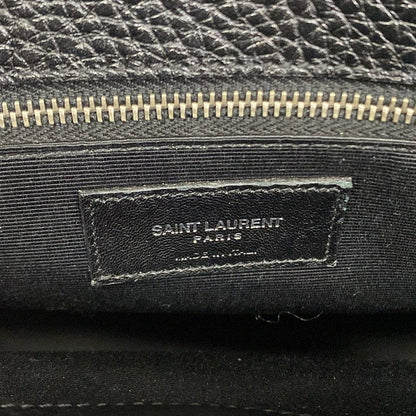 Saint Laurent Paris Tote Sac De Jours Black Leather — view 9