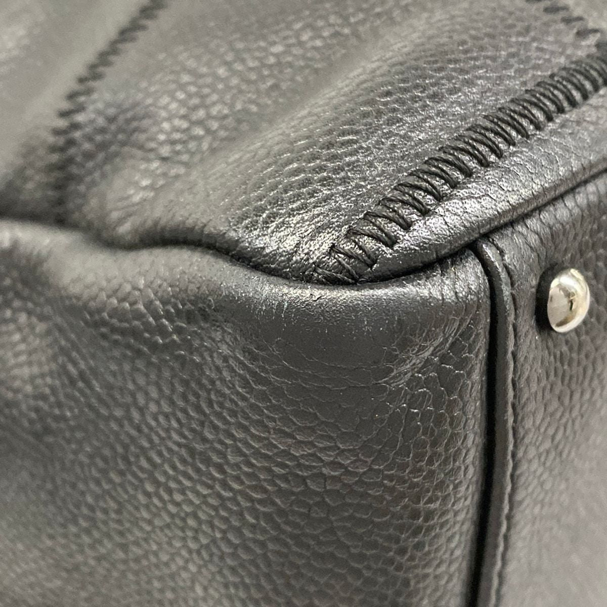 Chanel Shoulder Bag Black Silver — view 6