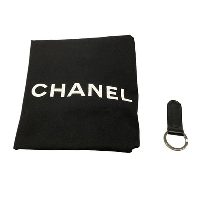 Chanel Shoulder Bag Black Silver — view 8
