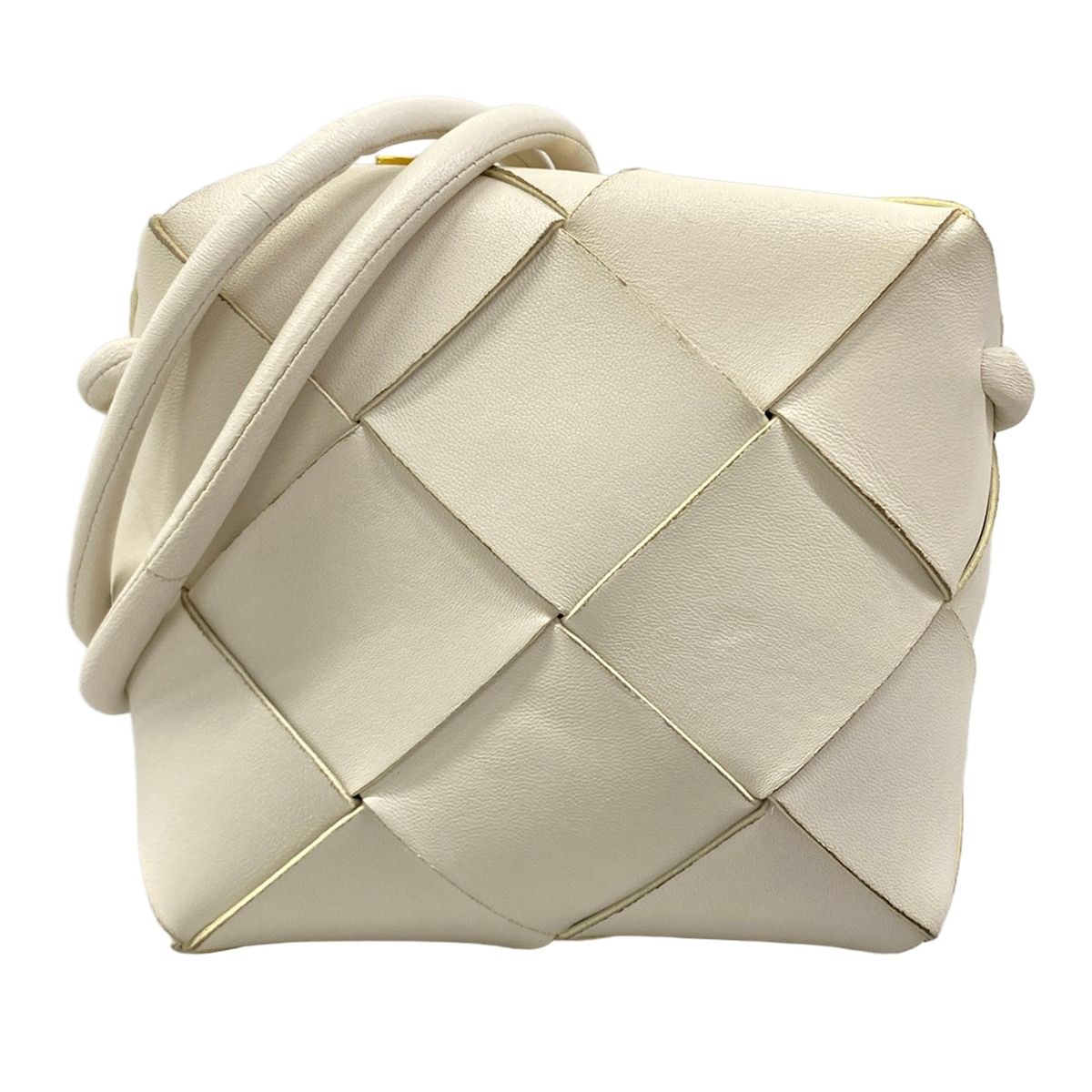 Bottega Veneta Shoulder Bag tree White Leather