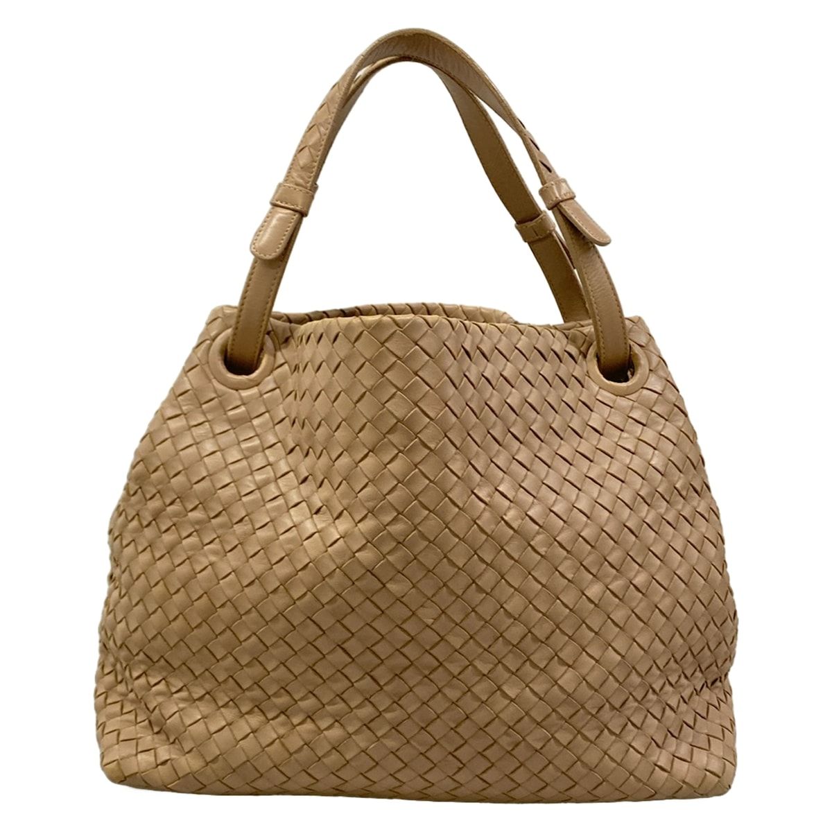 Bottega Veneta Tote Midi Amu ledabag Beige Leather