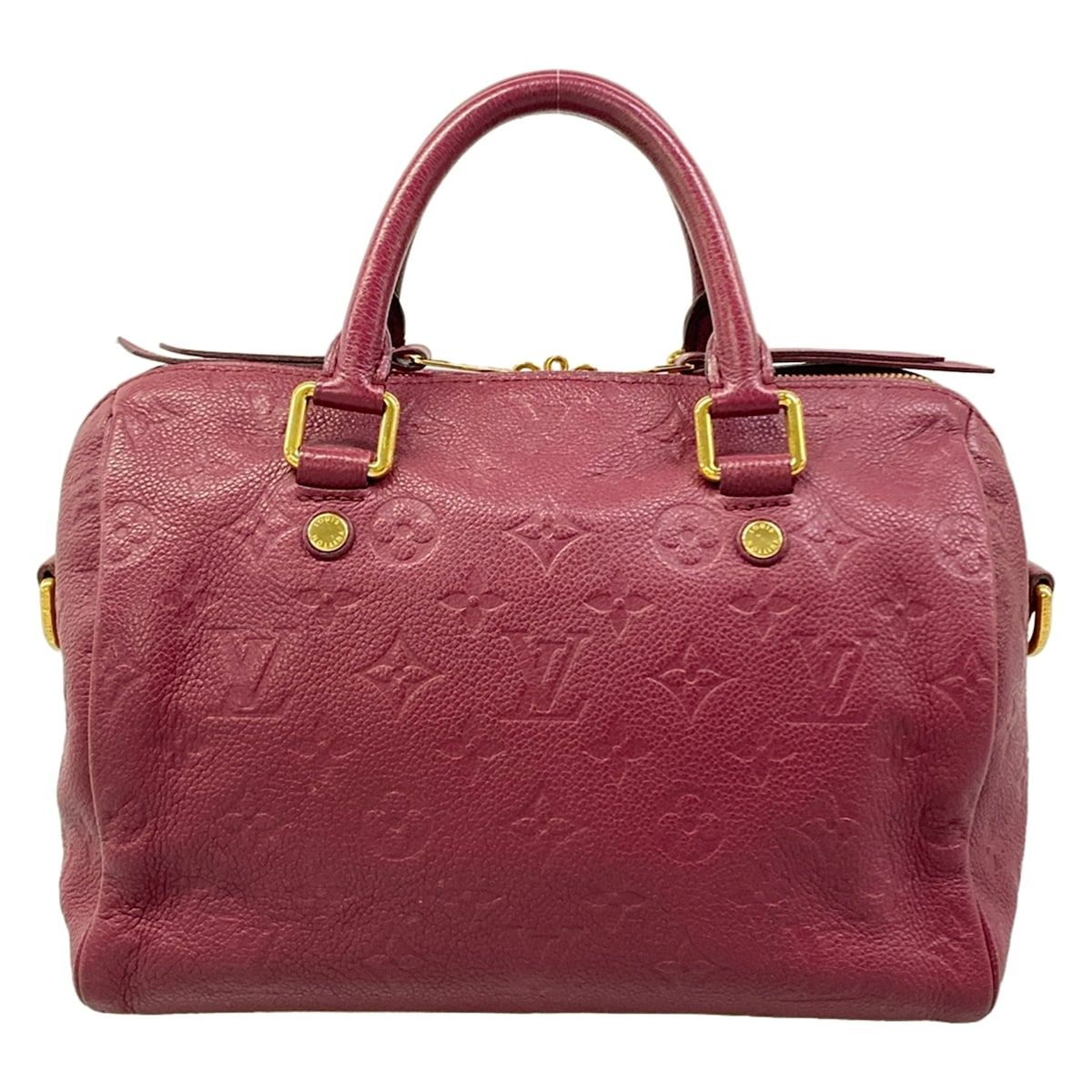 Louis Vuitton Handbag Monogram Empreinte Speedy Bandouliere 25 Aurore Leather