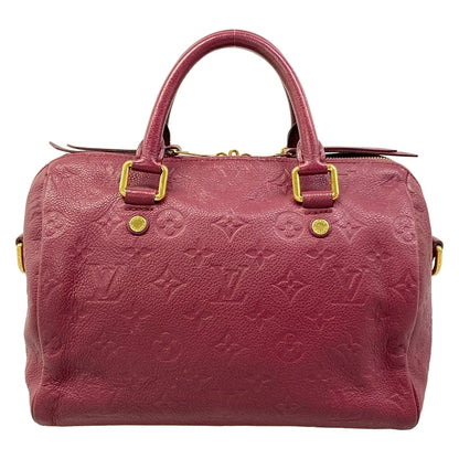 Louis Vuitton Handbag Monogram Empreinte Speedy Bandouliere 25 Aurore Leather