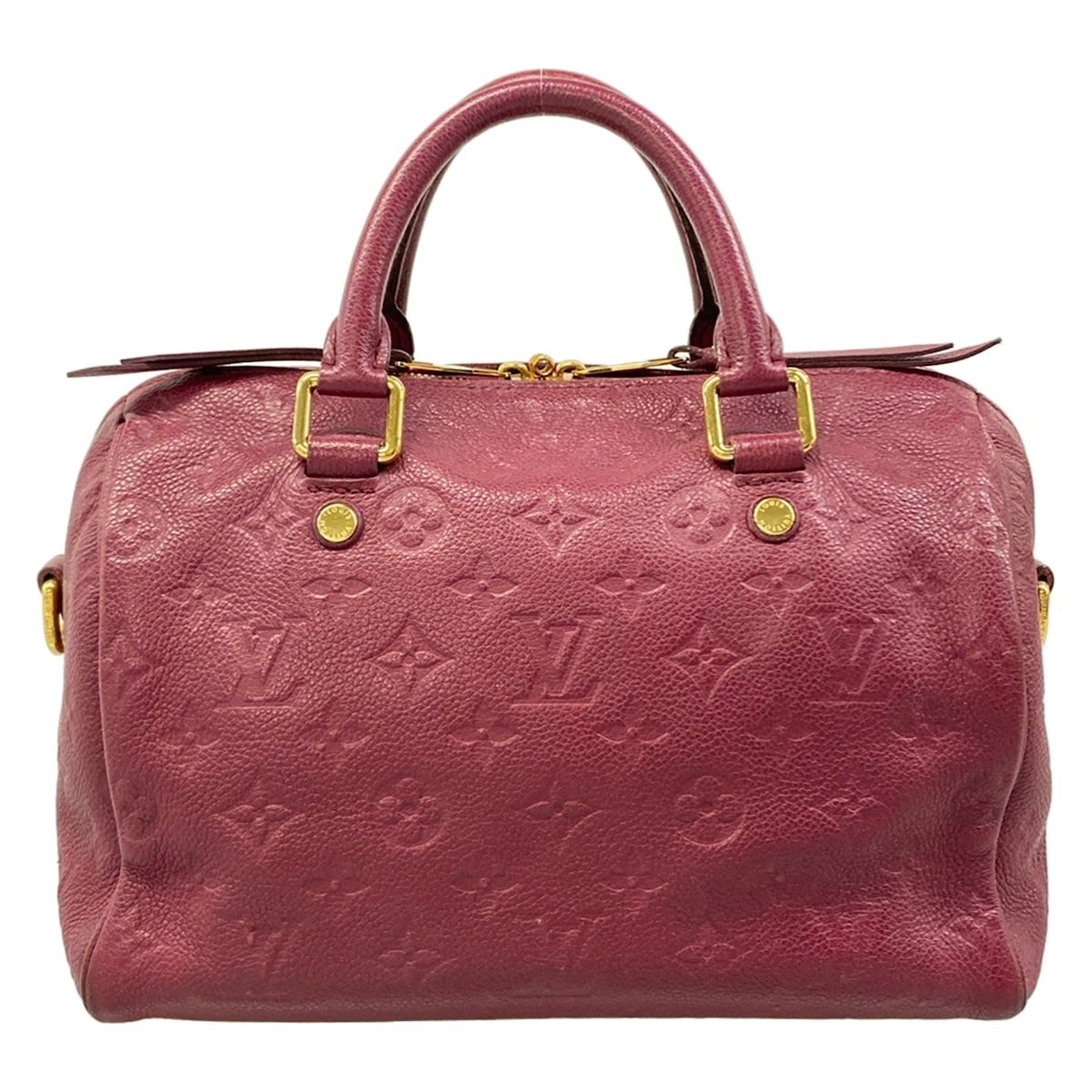 Louis Vuitton Handbag Monogram Empreinte Speedy Bandouliere 25 Aurore Leather — view 3