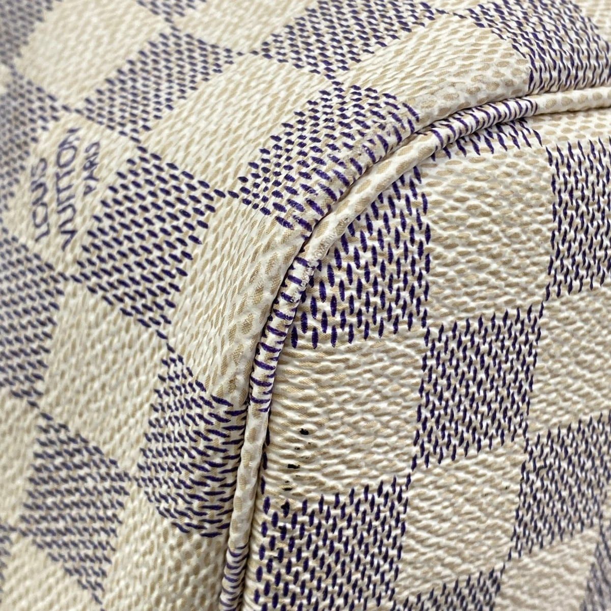 Louis Vuitton Tote Damier Neverfull MM Azur — view 6