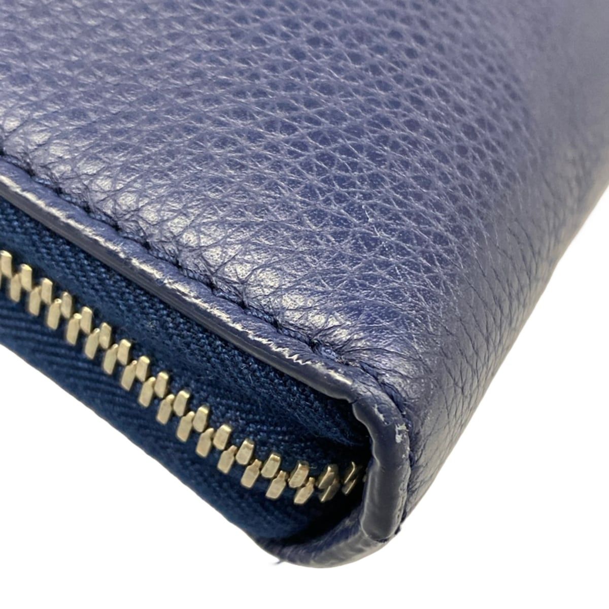 Dior Homme Blue Leather Handbag — view 6