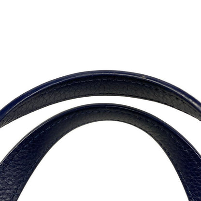 Dior Homme Blue Leather Handbag — view 9