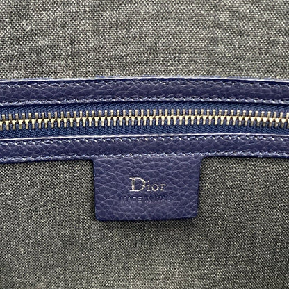 Dior Homme Blue Leather Handbag — view 8