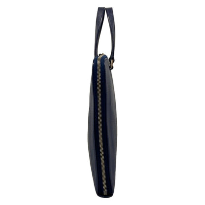 Dior Homme Blue Leather Handbag — view 4