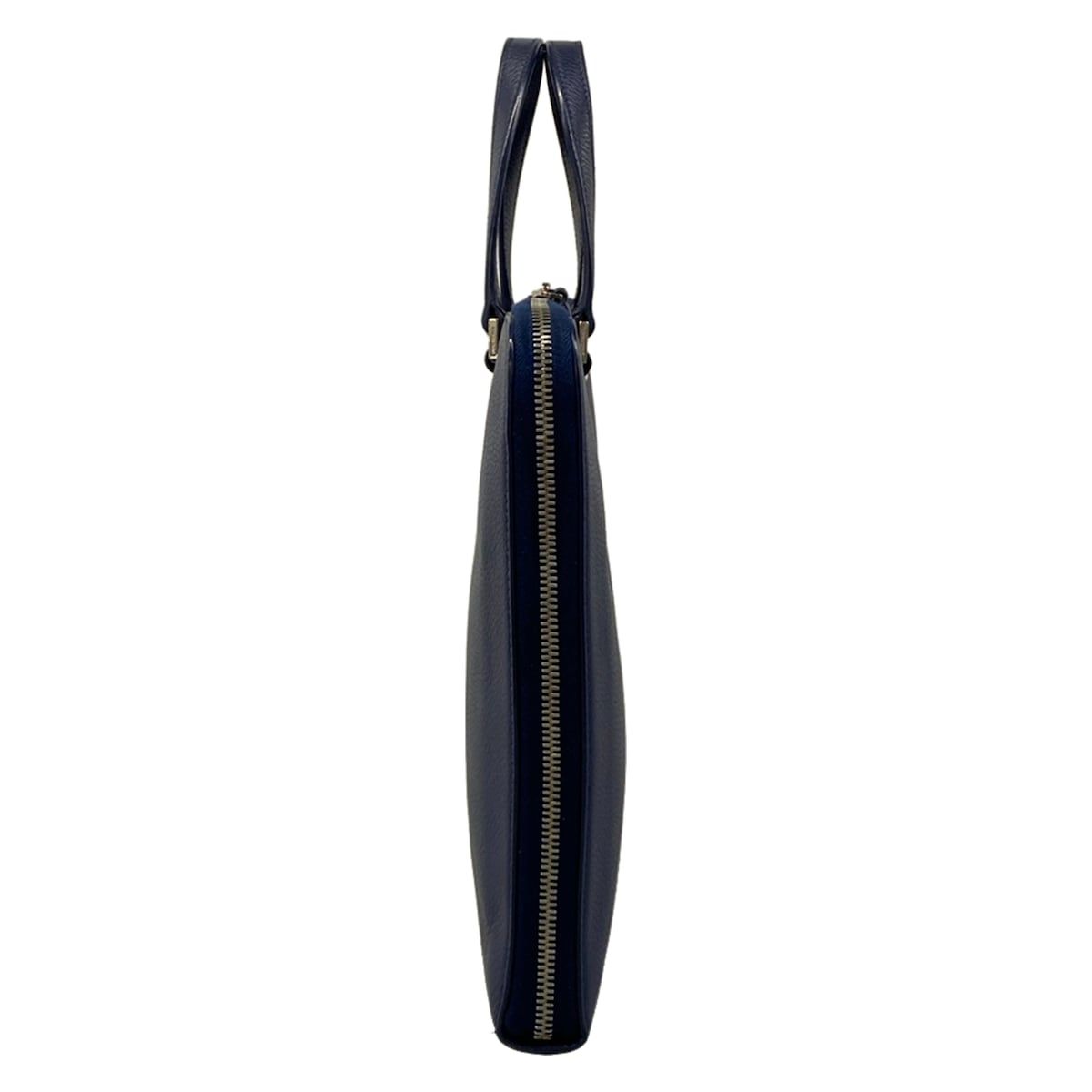 Dior Homme Blue Leather Handbag — view 2