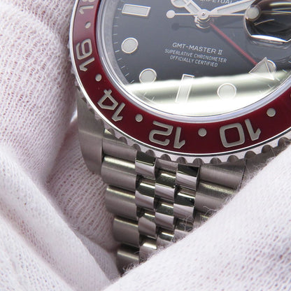 Rolex GMT Master 2 Date Roulette Watch Black Dial — view 5