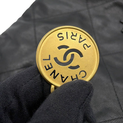 Chanel Handbag 22 Quilted Small Caviar Leather Black — view 9