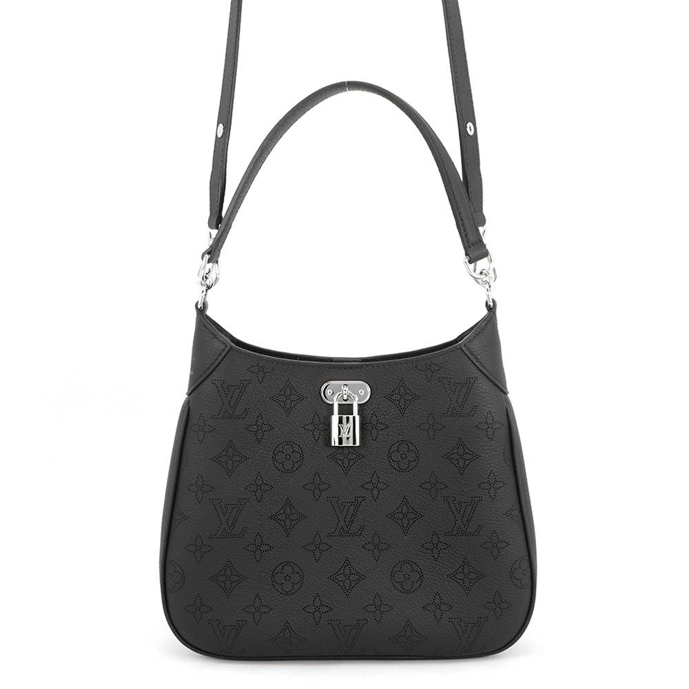Louis Vuitton Shoulder Bag Monogram Mahina All Around PM 3way Black