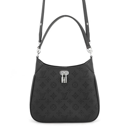 Louis Vuitton Shoulder Bag Monogram Mahina All Around PM 3way Black