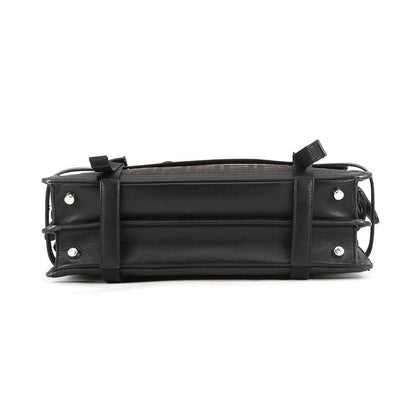 Fendi Handbag Peekaboo Zucca Business Canvas Leather 2-Way Backpack Black — view 3