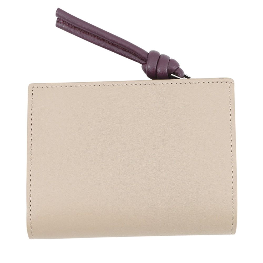 Loewe Bifold Wallet Knot Compact Shiny Napaca Leather Bicolor — view 3