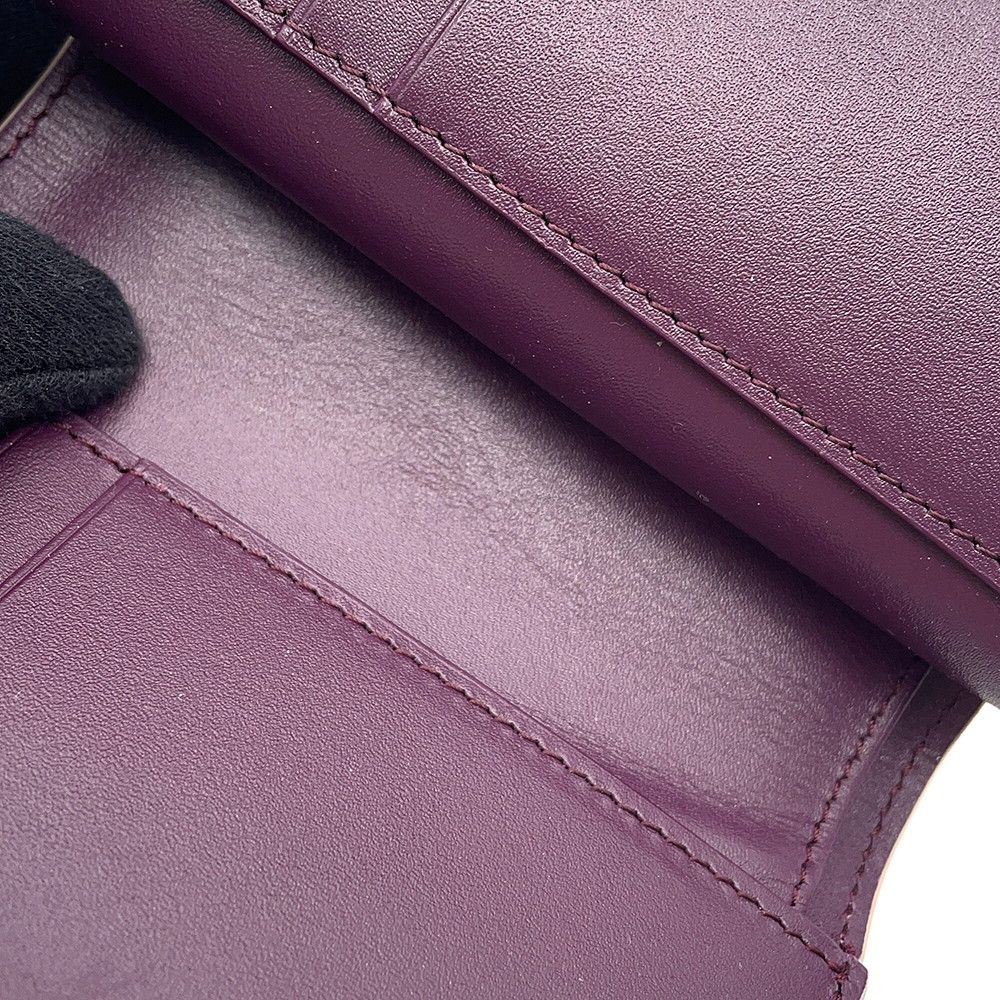 Loewe Bifold Wallet Knot Compact Shiny Napaca Leather Bicolor — view 7