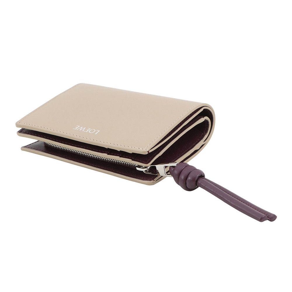 Loewe Bifold Wallet Knot Compact Shiny Napaca Leather Bicolor — view 2