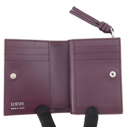 Loewe Bifold Wallet Knot Compact Shiny Napaca Leather Bicolor — view 4