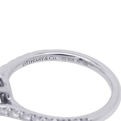 Tiffany & Co Ring Solesto Engagement Pink Diamond Medium Stone 18k Yellow Gold — view 8