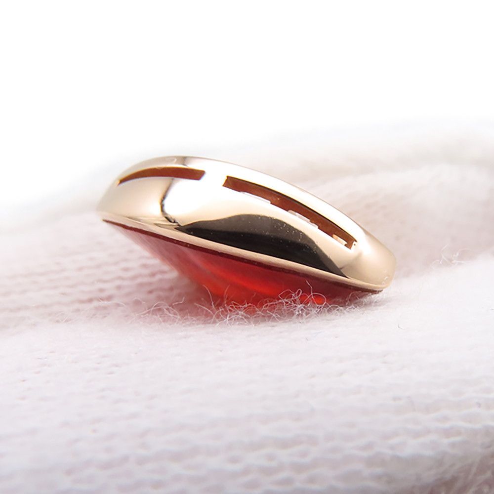 Bvlgari Necklace Diva Dream Carnelian Diamond 18k Pink Gold Pendant — view 6