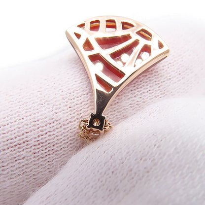Bvlgari Necklace Diva Dream Carnelian Diamond 18k Pink Gold Pendant — view 7