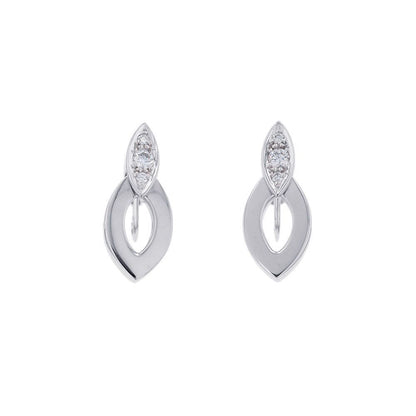 Cartier Earrings Dear Dea Diamond 18k White Gold
