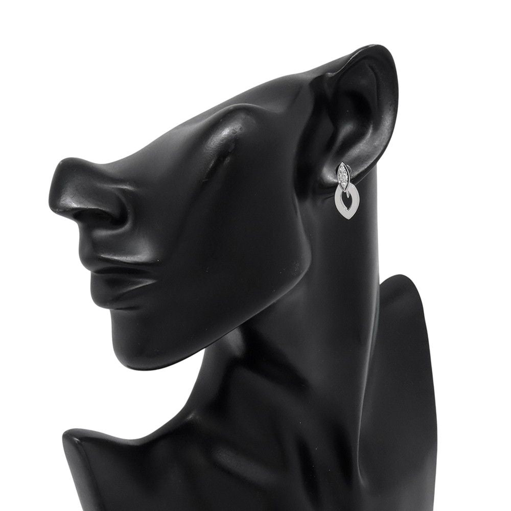 Cartier Earrings Dear Dea Diamond 18k White Gold — view 4