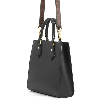 Louis Vuitton Epi Sac Plat BB 2-Way Shoulder Bag Black — view 2