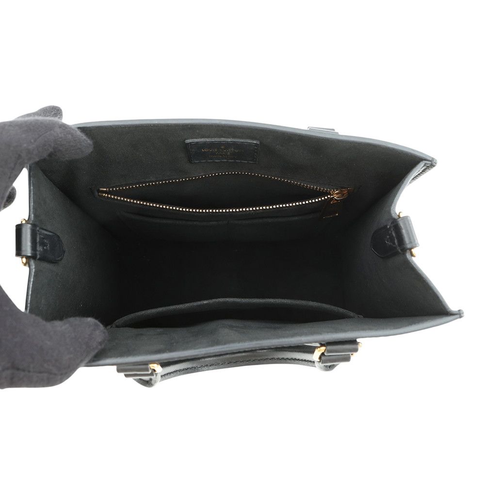 Louis Vuitton Epi Sac Plat BB 2-Way Shoulder Bag Black — view 5