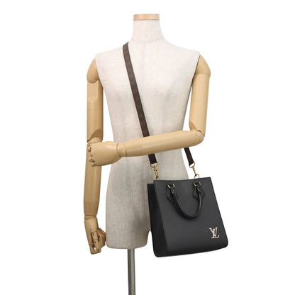 Louis Vuitton Epi Sac Plat BB 2-Way Shoulder Bag Black — view 4