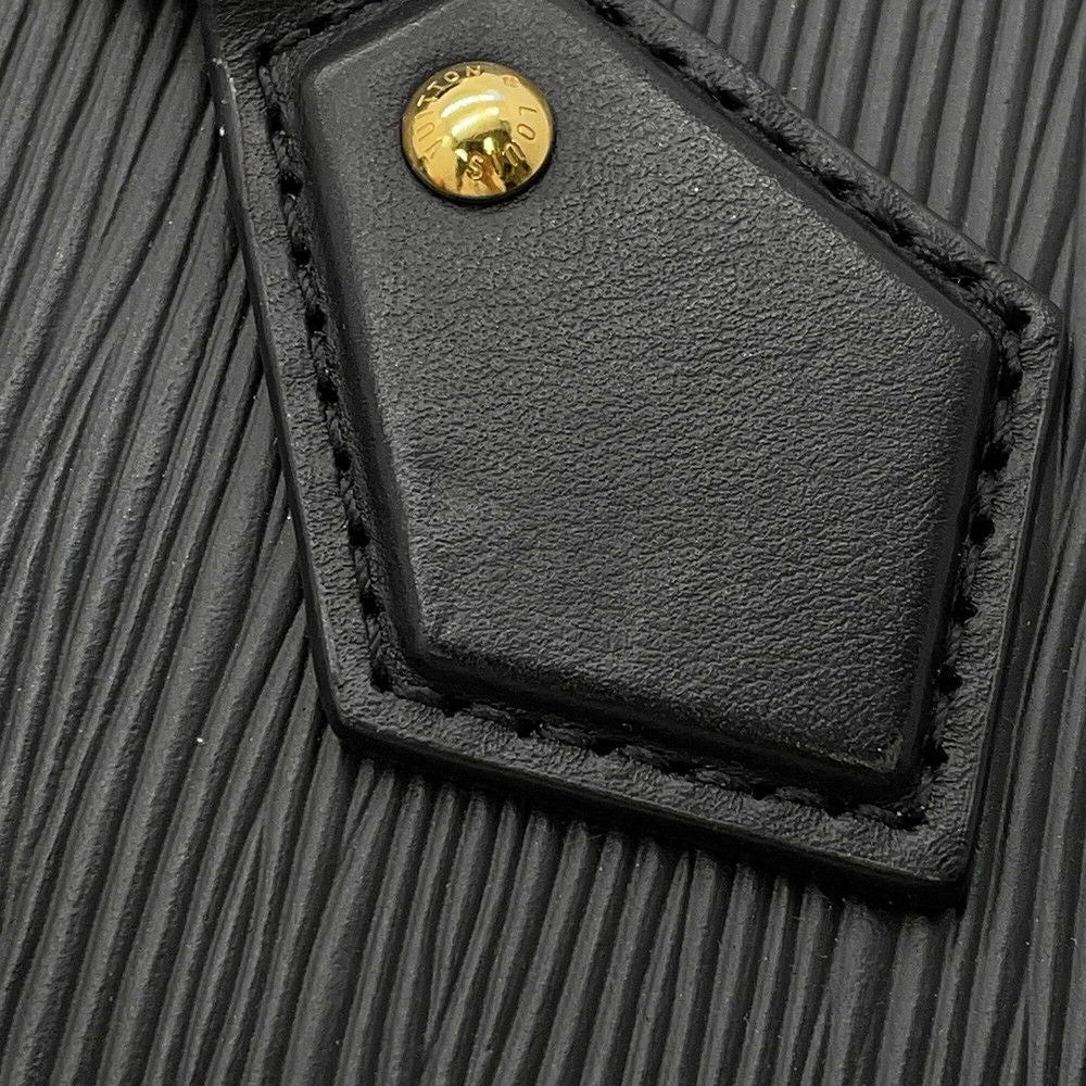 Louis Vuitton Epi Sac Plat BB 2-Way Shoulder Bag Black — view 9