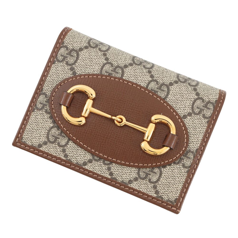 Gucci Bifold Wallet Horsebit Compact GG Supreme