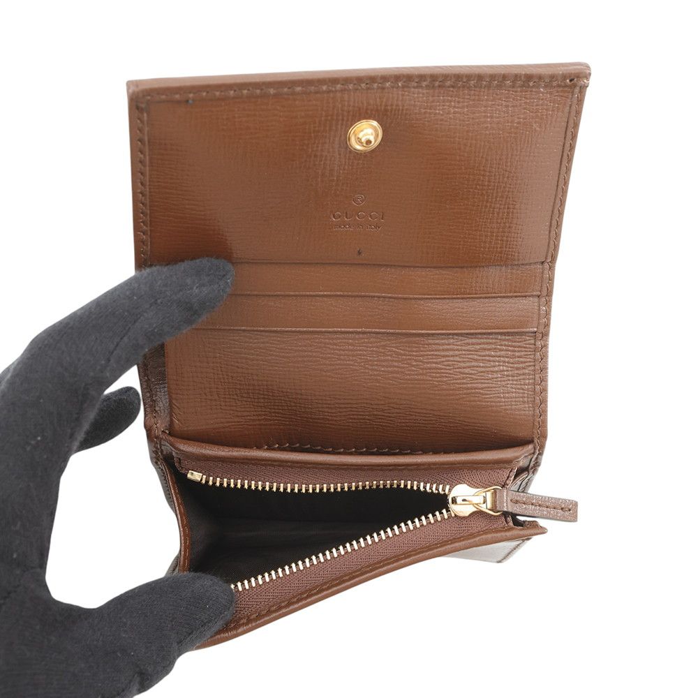 Gucci Bifold Wallet Horsebit Compact GG Supreme — view 6