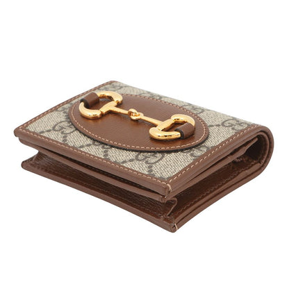 Gucci Bifold Wallet Horsebit Compact GG Supreme — view 2