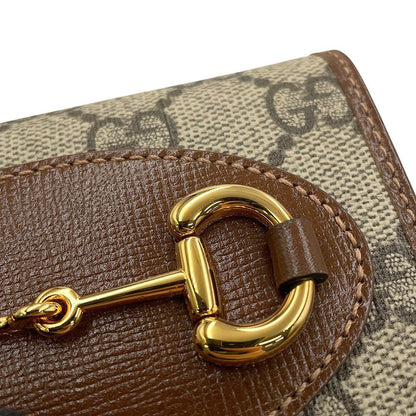Gucci Bifold Wallet Horsebit Compact GG Supreme — view 7