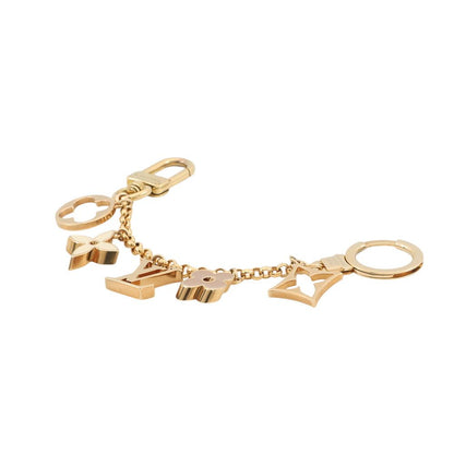 Louis Vuitton Bag Charm Chain Fleur Monogram Key Holder — view 2