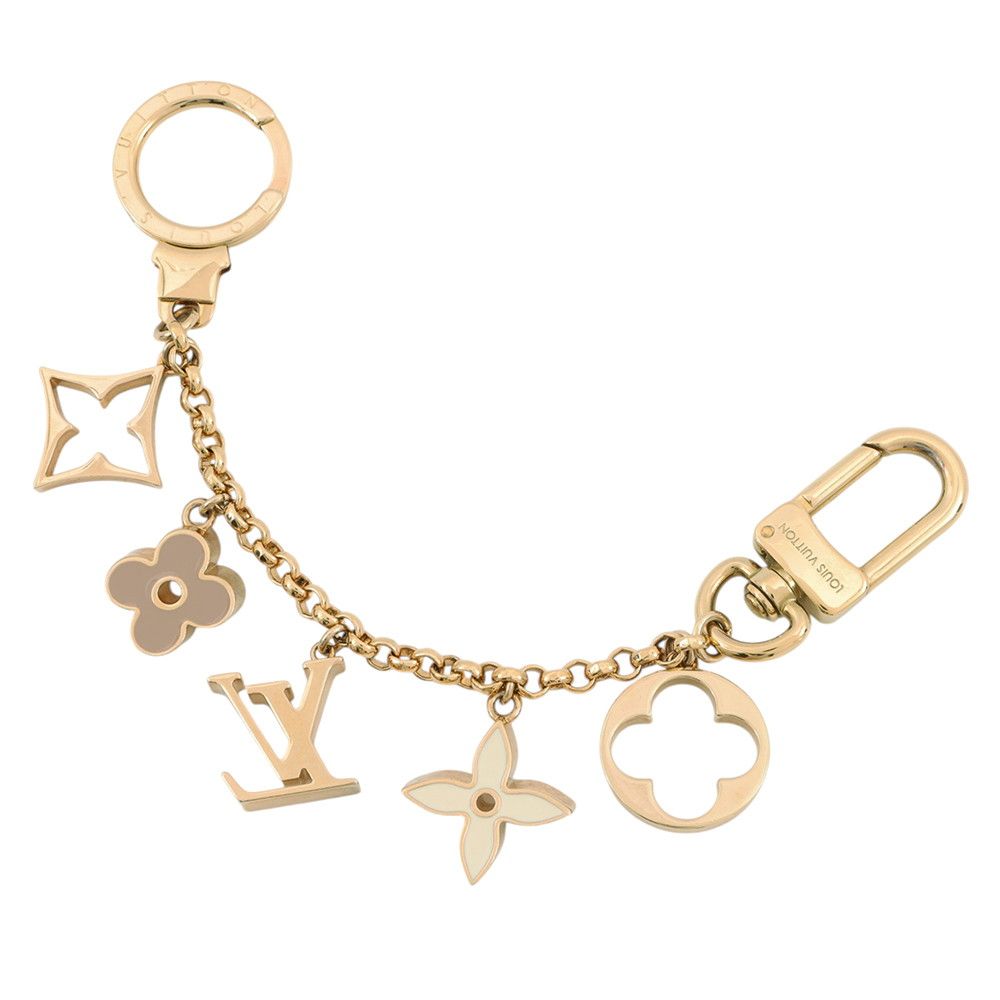 Louis Vuitton Bag Charm Chain Fleur Monogram Key Holder — view 3