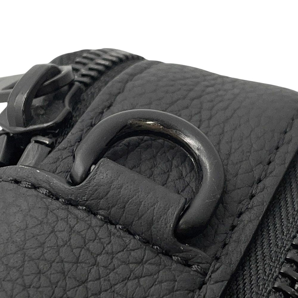 Louis Vuitton Shoulder Bag Gray Necklace Leather LV Aerogram Alpha Wearable — view 8