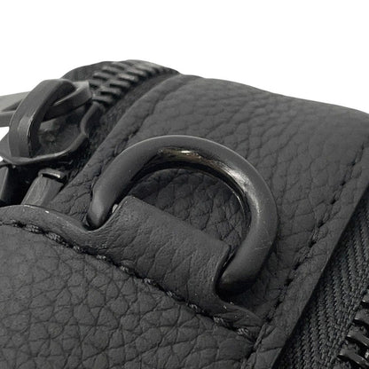 Louis Vuitton Shoulder Bag Gray Necklace Leather LV Aerogram Alpha Wearable — view 8