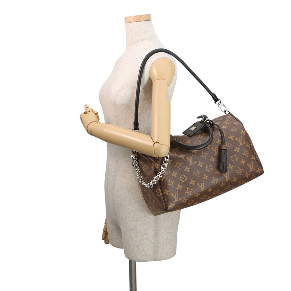 Louis Vuitton Handbag Monogram Speedy Bandouliere 30 Soft 2-Way Black — view 5