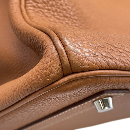 Hermes Birkin 40 Gold Silver Togo Handbag — view 8