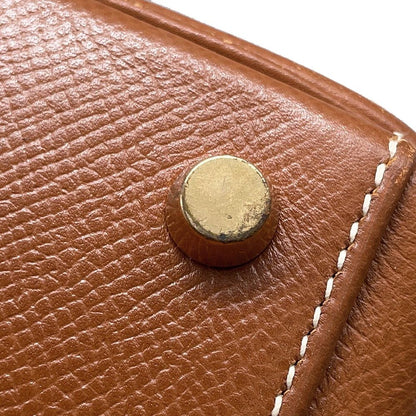 Hermes Handbag Kelly 32 Retourne Gold Courchevel 2-Way Bag — view 9