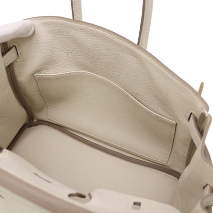 Hermes Birkin 25 Cles Gold Togo Handbag — view 6