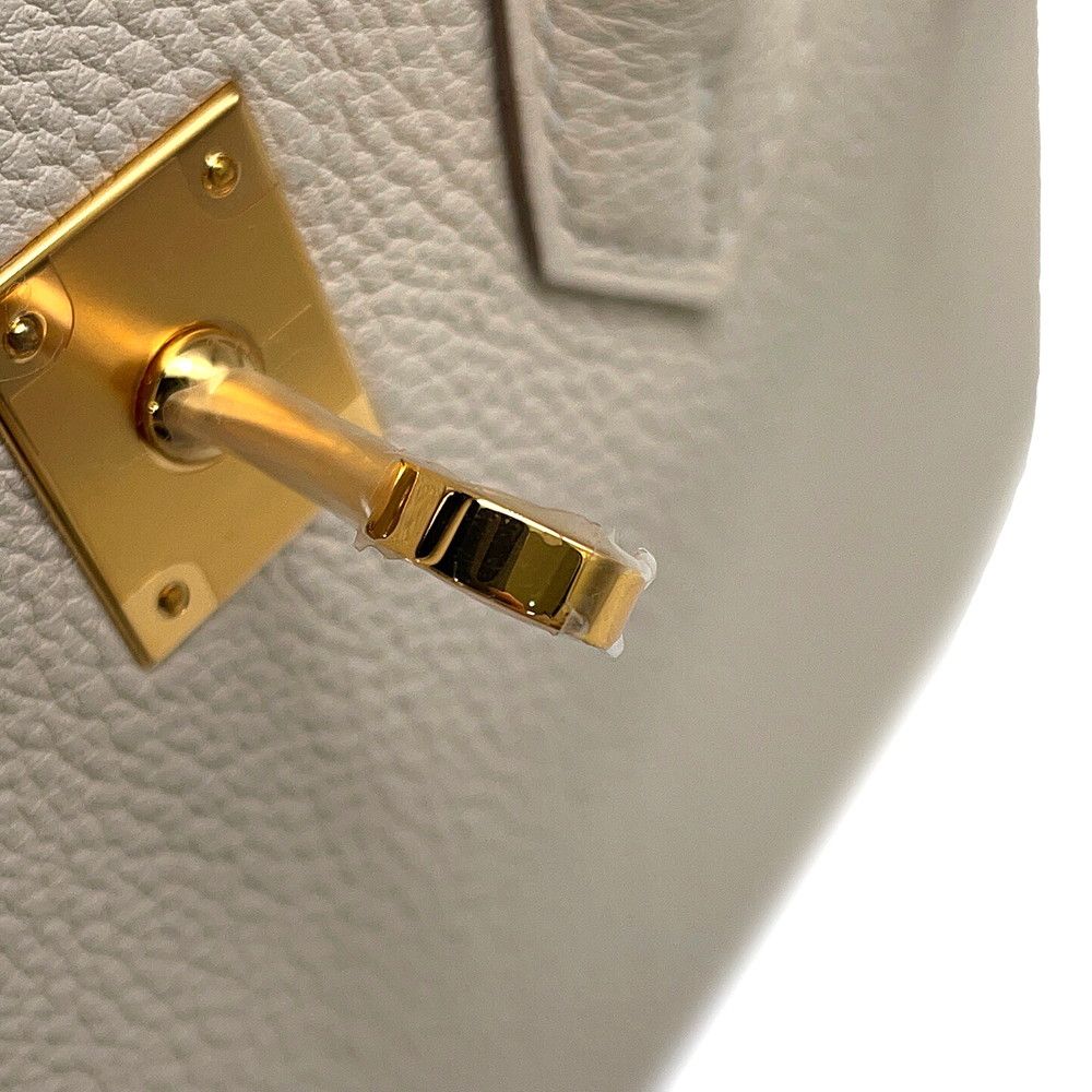 Hermes Birkin 25 Cles Gold Togo Handbag — view 8