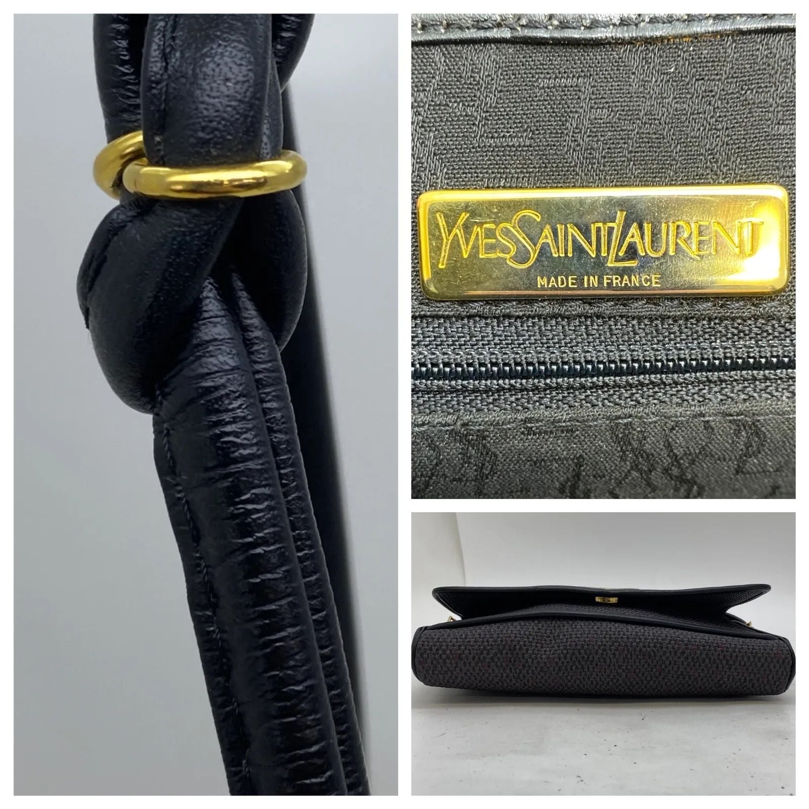 Saint Laurent Sanro Shoulder Bag Pochette YSL — view 4
